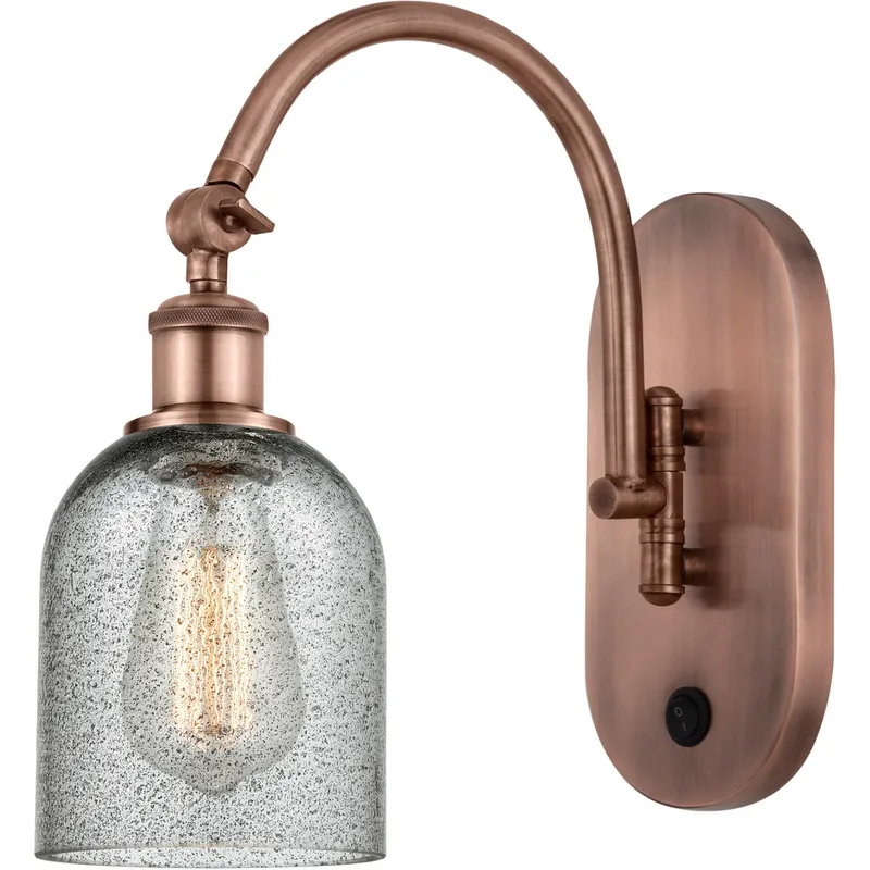 Ballston Caledonia 1 Light 5 inch Antique Copper Sconce Wall Light