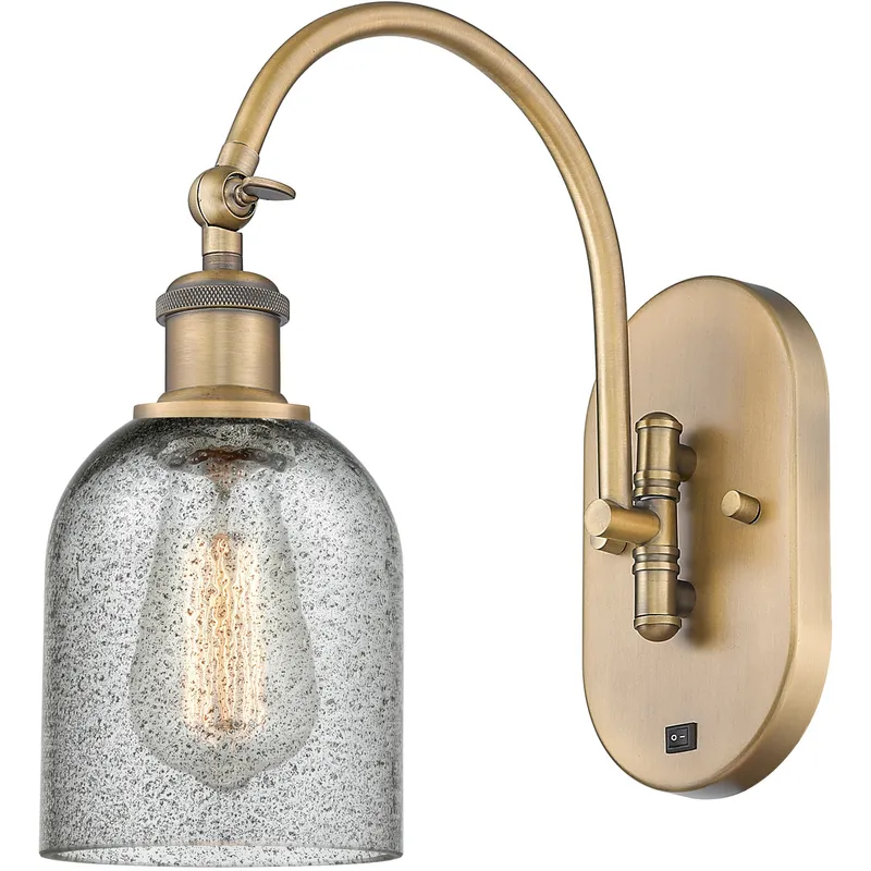 Ballston Caledonia 1 Light 5 inch Brushed Brass Sconce Wall Light