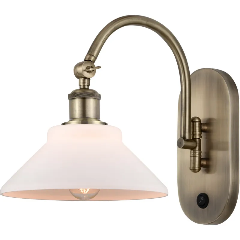 Ballston Orwell LED 8 inch Antique Brass Sconce Wall Light