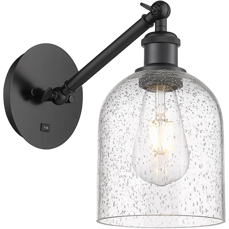 Ballston Bella 1 Light 5.5 inch Matte Black Sconce Wall Light