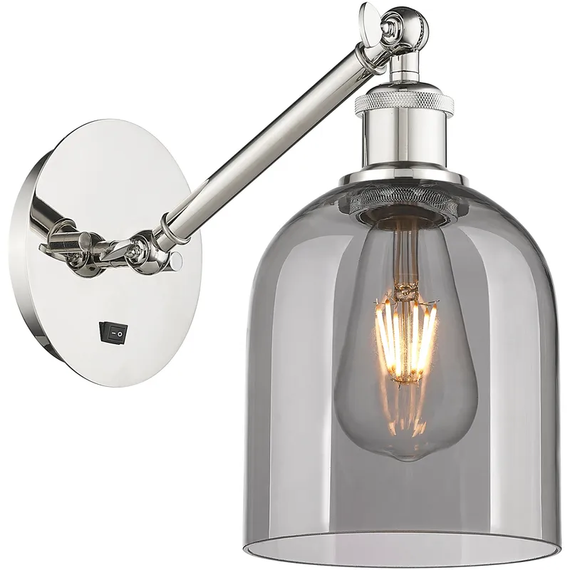 Ballston Bella 1 Light 5.5 inch Polished Nickel Sconce Wall Light