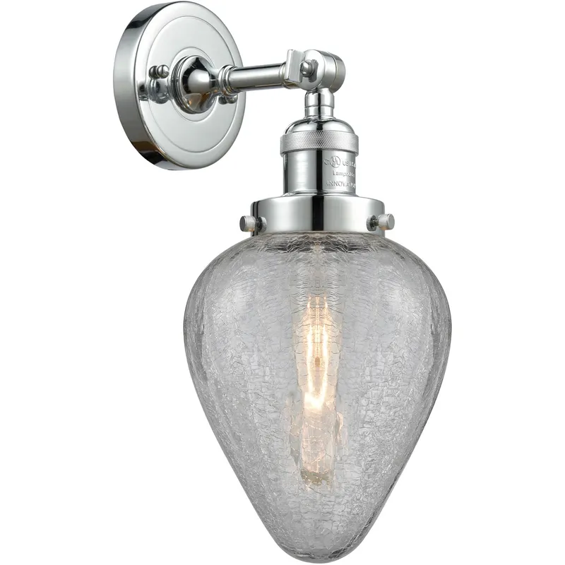Franklin Restoration Geneseo LED 7 inch Polished Chrome Sconce Wall Light, Franklin Restoration