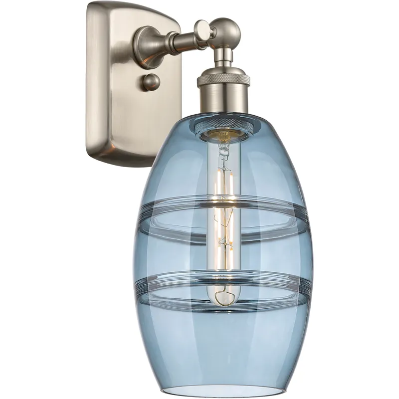 Ballston Vaz 1 Light 5.88 inch Brushed Satin Nickel Sconce Wall Light