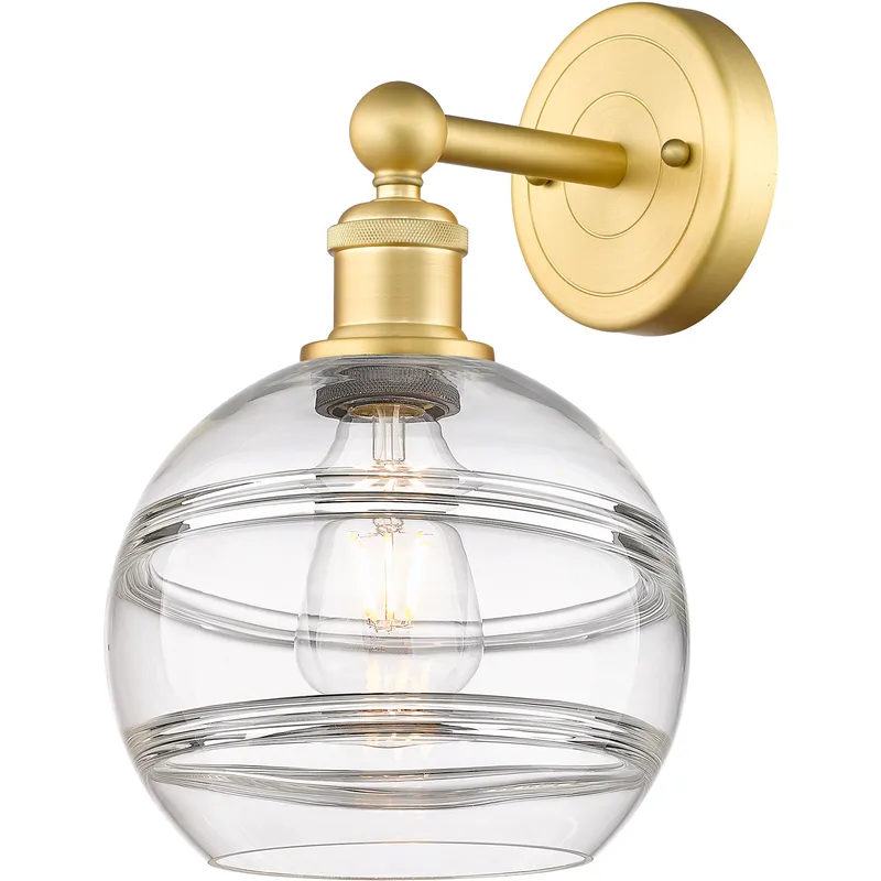 Edison Rochester 1 Light 8 inch Satin Gold Sconce Wall Light