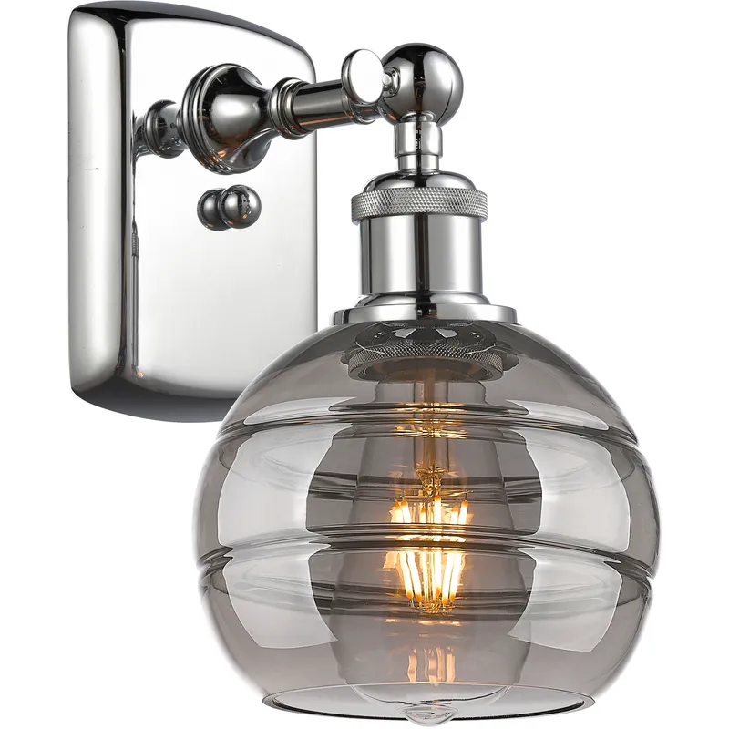 Ballston Rochester 1 Light 5.88 inch Polished Chrome Sconce Wall Light