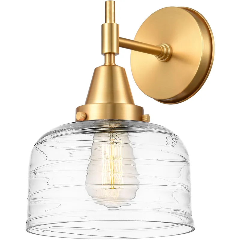 Caden LED 8 inch Satin Gold Sconce Wall Light