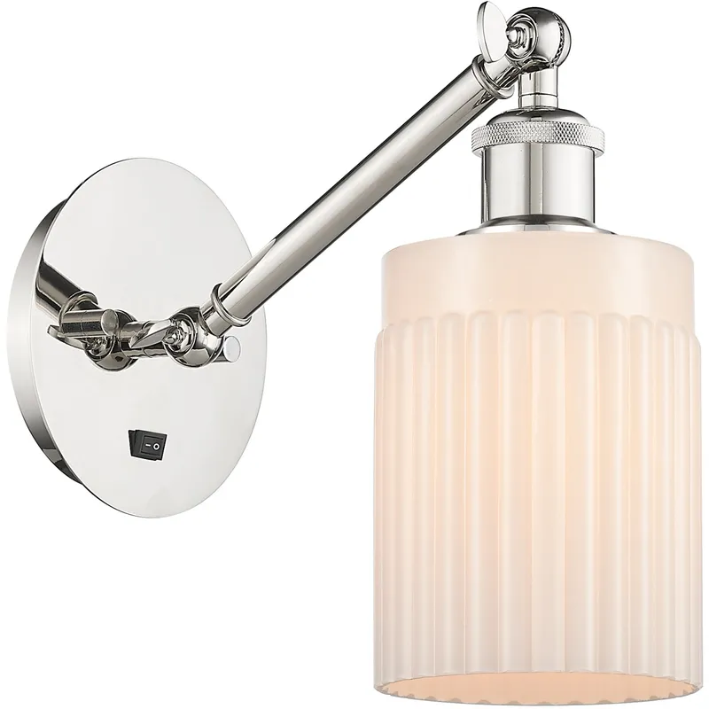 Ballston Hadley 1 Light 5 inch Polished Nickel Sconce Wall Light
