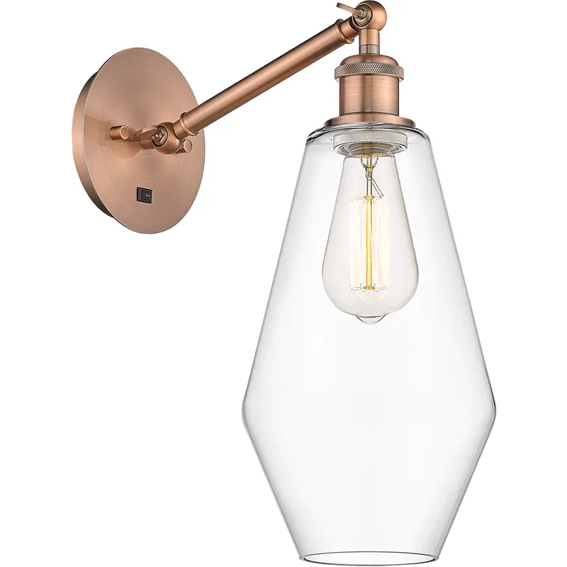 Ballston Cindyrella 1 Light 7 inch Antique Copper Sconce Wall Light