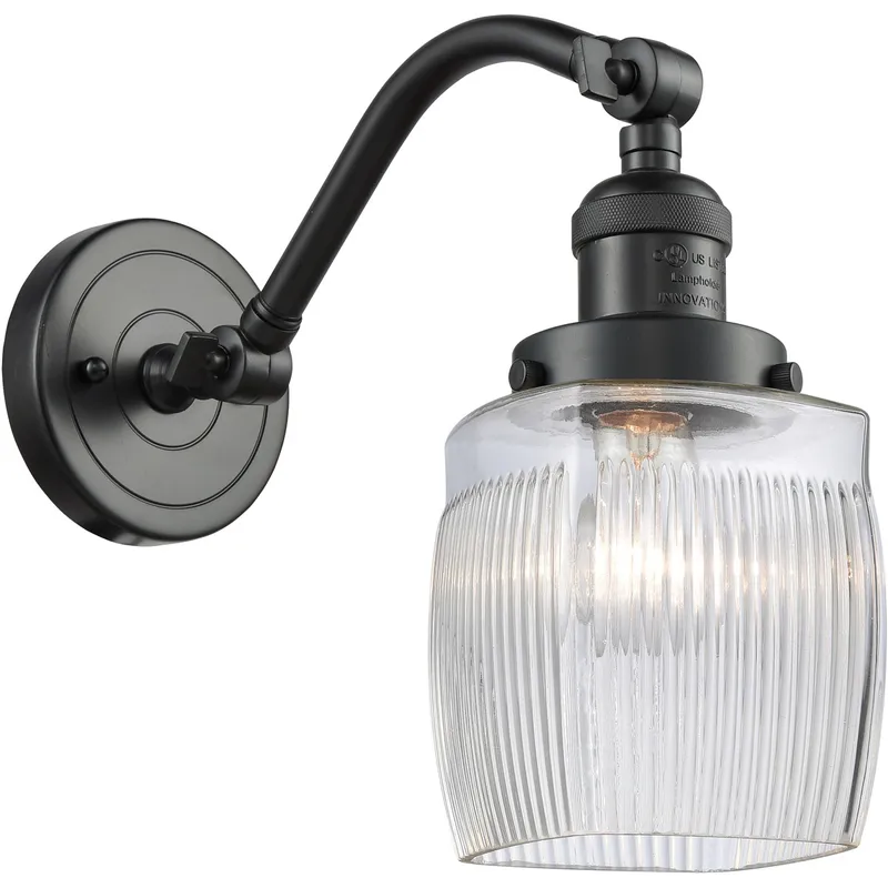 Franklin Restoration Colton 1 Light 6 inch Oil Rubbed Bronze Sconce Wall Light, Franklin Restoration