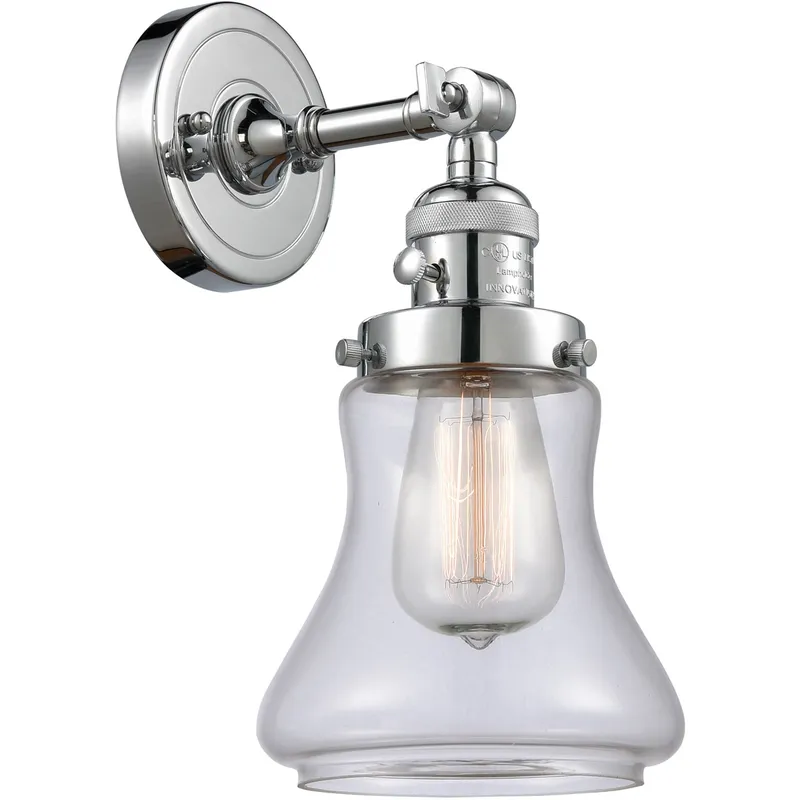 Franklin Restoration Bellmont LED 6.5 inch Polished Chrome Sconce Wall Light, Franklin Restoration