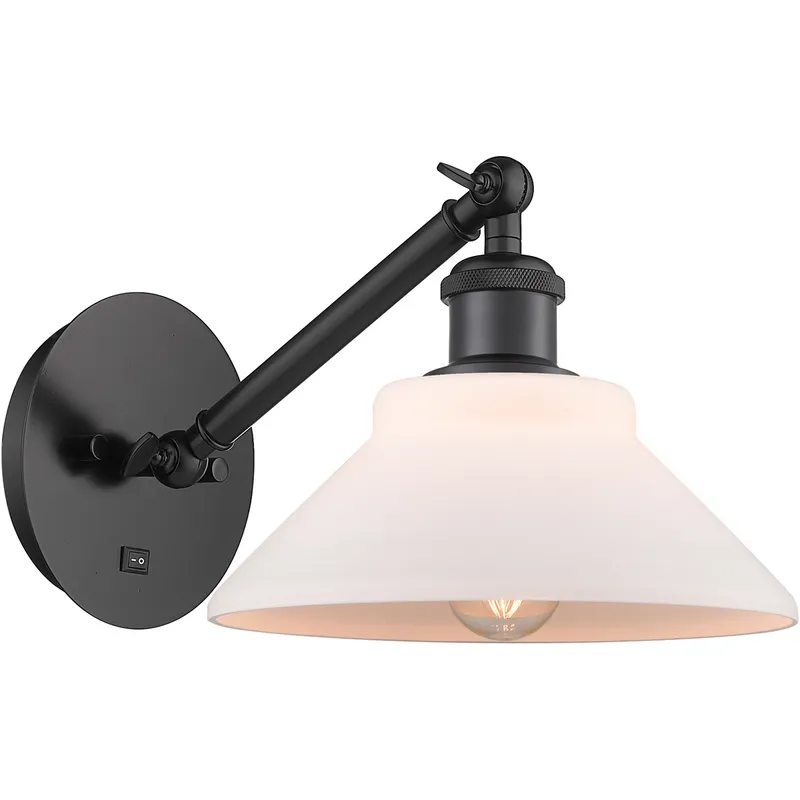 Ballston Orwell LED 8 inch Matte Black Sconce Wall Light
