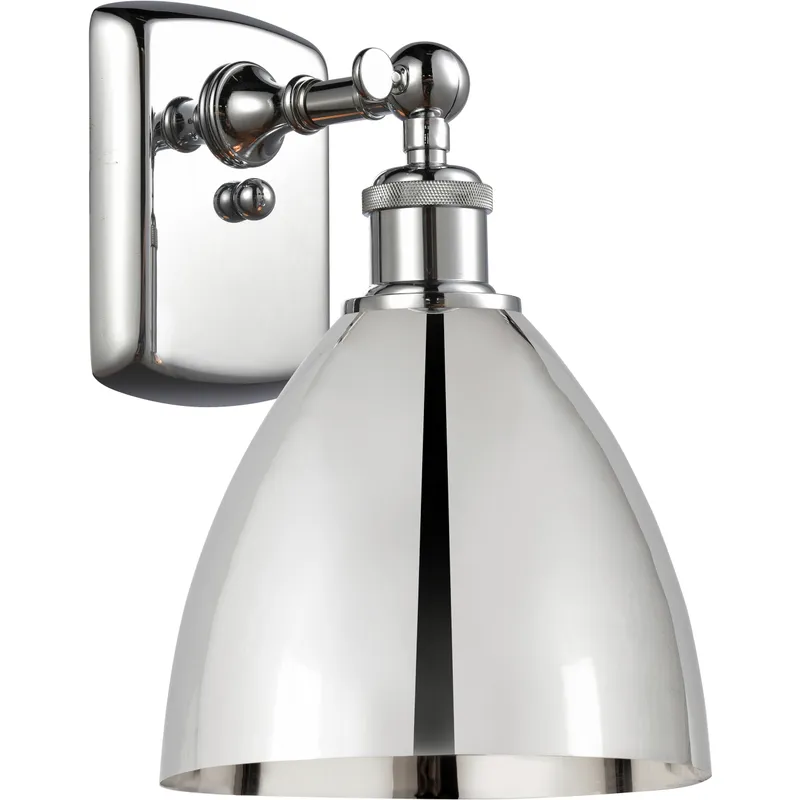 Ballston Dome 1 Light 8 inch Polished Chrome Sconce Wall Light