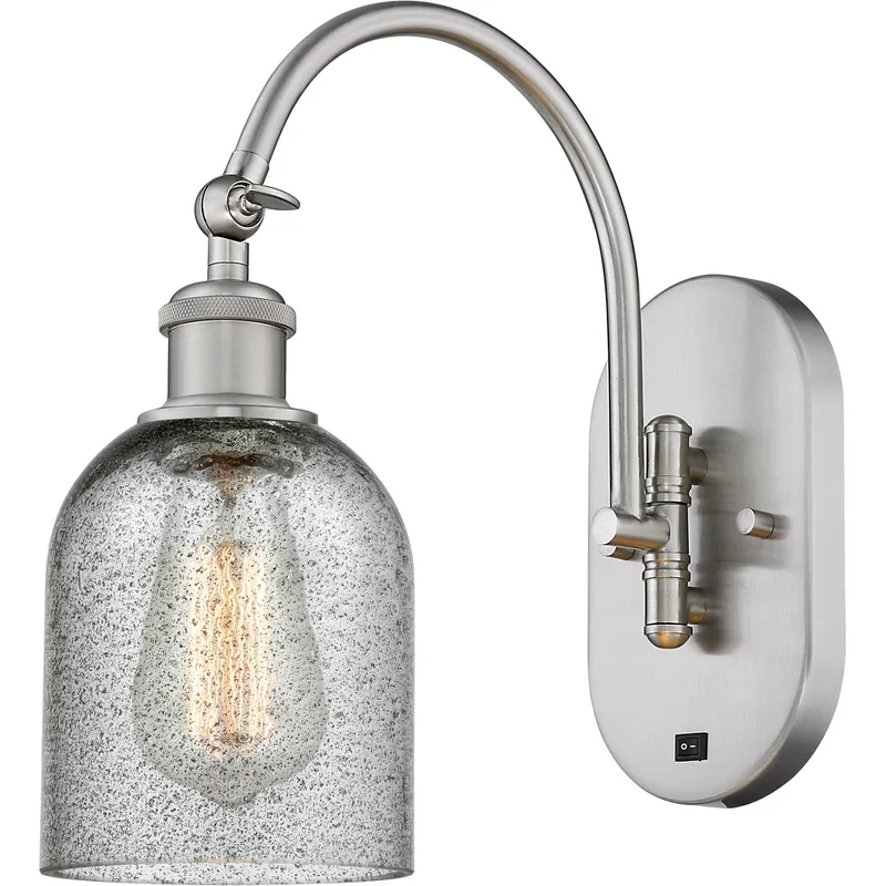 Ballston Caledonia 1 Light 5 inch Brushed Satin Nickel Sconce Wall Light