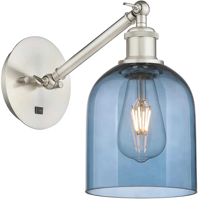 Ballston Bella 1 Light 5.5 inch Brushed Satin Nickel Sconce Wall Light