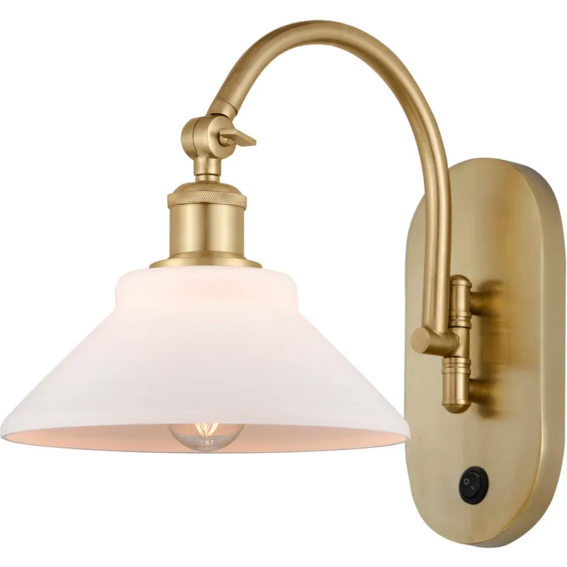 Ballston Orwell LED 8 inch Satin Gold Sconce Wall Light