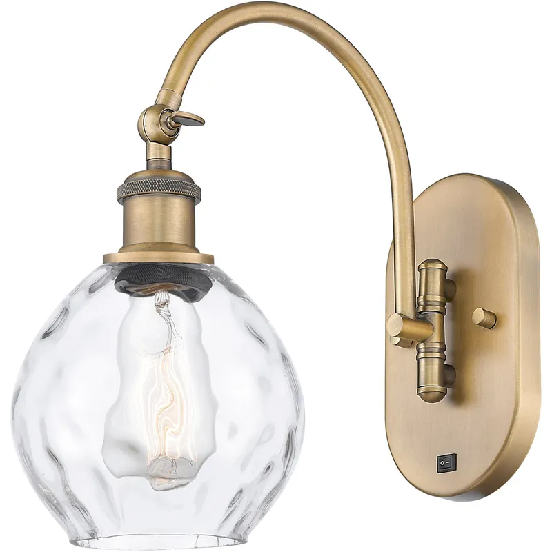 Ballston Waverly 1 Light 6 inch Brushed Brass Sconce Wall Light