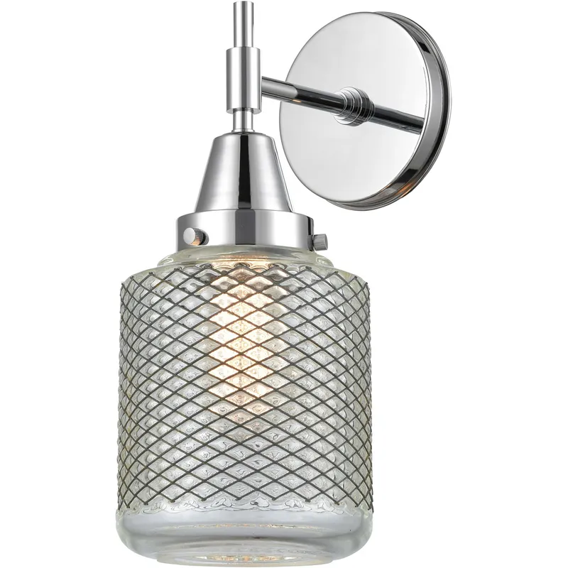 Caden LED 6 inch Polished Chrome Sconce Wall Light