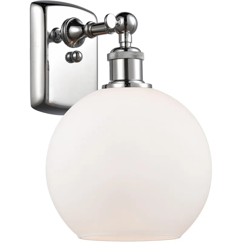 Ballston Athens 1 Light 8 inch Polished Chrome Sconce Wall Light