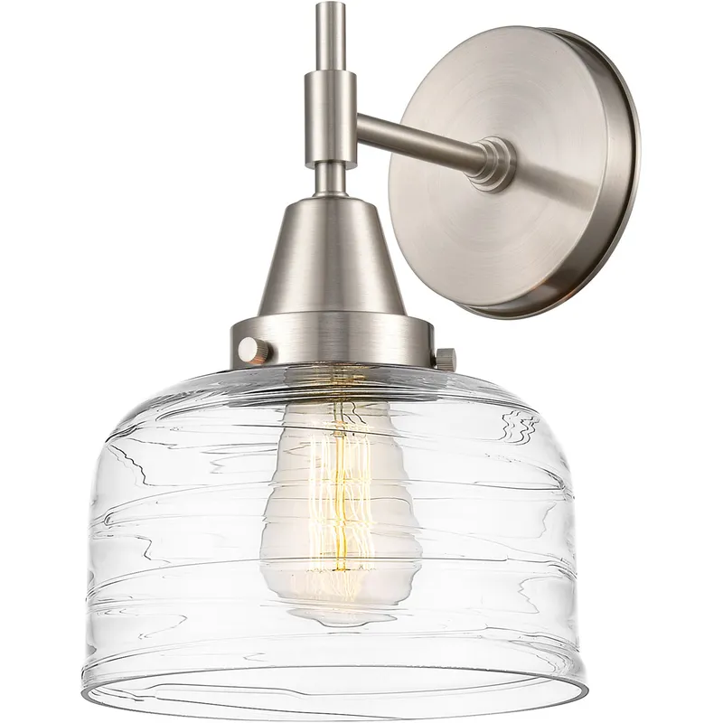 Caden LED 8 inch Satin Nickel Sconce Wall Light