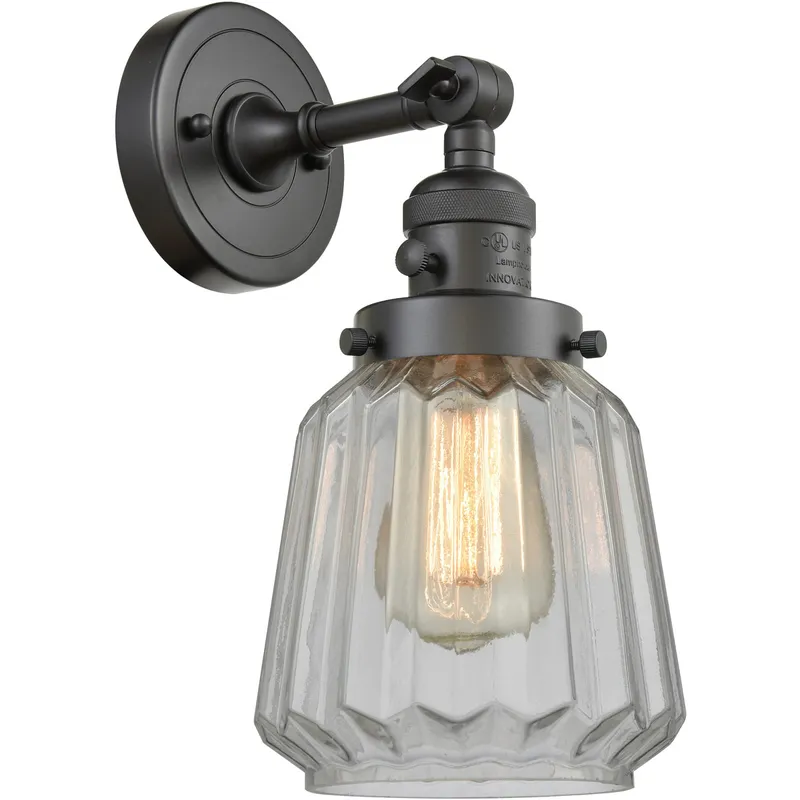 Franklin Restoration Chatham LED 6 inch Oil Rubbed Bronze Sconce Wall Light, Franklin Restoration