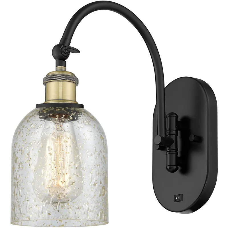Ballston Caledonia 1 Light 5 inch Black Antique Brass Sconce Wall Light