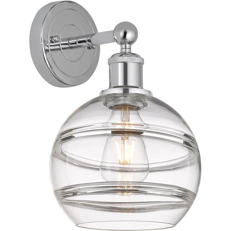 Edison Rochester 1 Light 8 inch Polished Chrome Sconce Wall Light