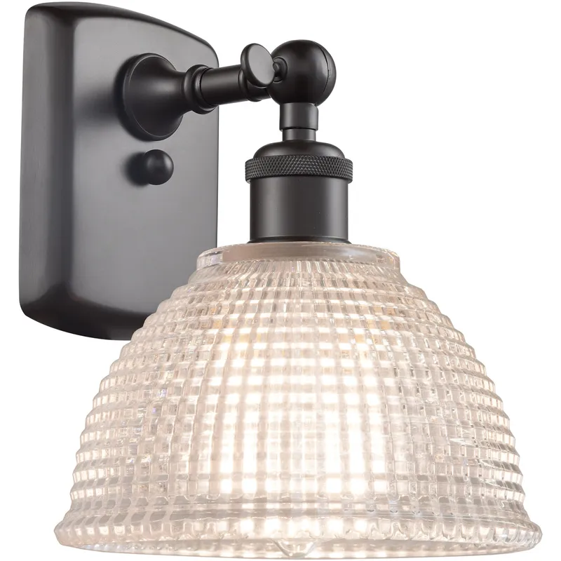 Ballston Arietta 1 Light 8 inch Oil Rubbed Bronze Sconce Wall Light, Ballston