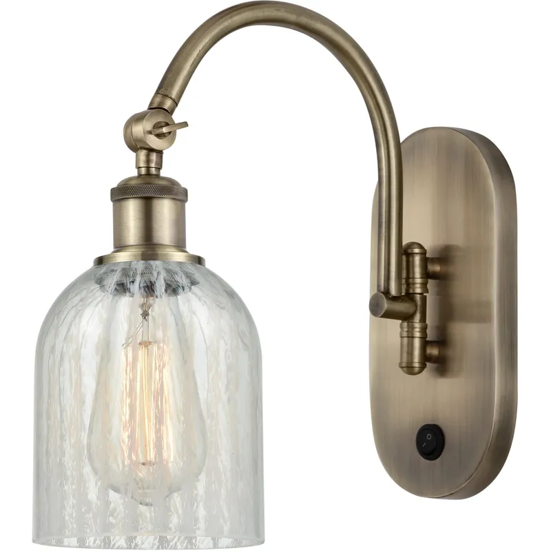 Ballston Caledonia 1 Light 5 inch Antique Brass Sconce Wall Light