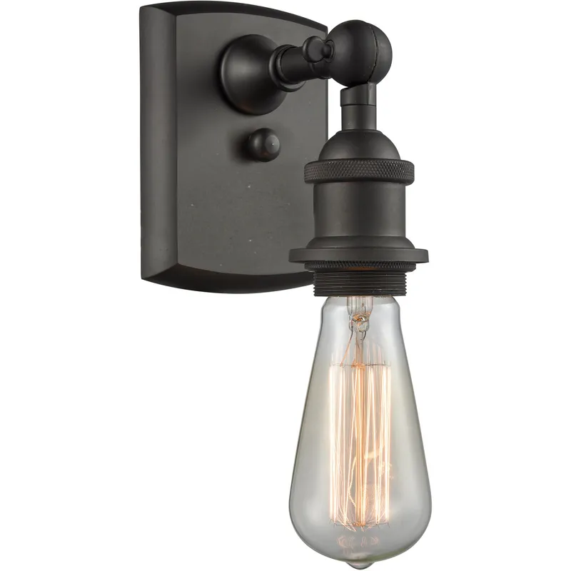 Ballston Bare Bulb LED 4.5 inch Oil Rubbed Bronze Sconce Wall Light, Ballston
