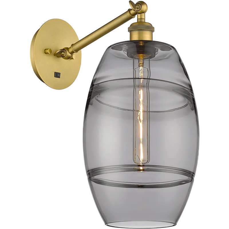 Ballston Vaz 1 Light 8 inch Brushed Brass Sconce Wall Light
