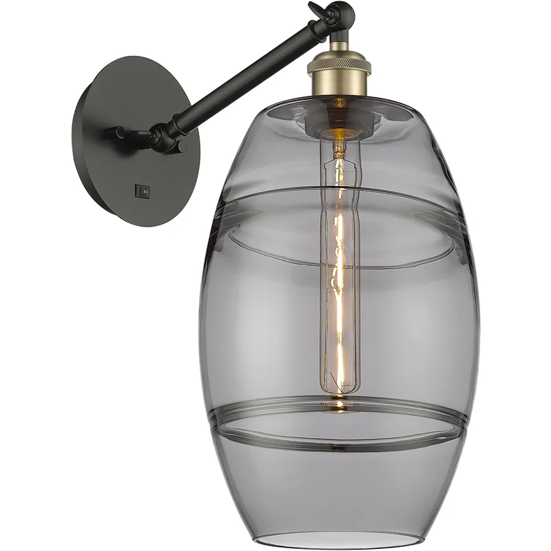 Ballston Vaz 1 Light 8 inch Black Antique Brass Sconce Wall Light