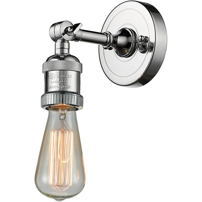 Franklin Restoration Bare Bulb LED 4.5 inch Polished Chrome Sconce Wall Light