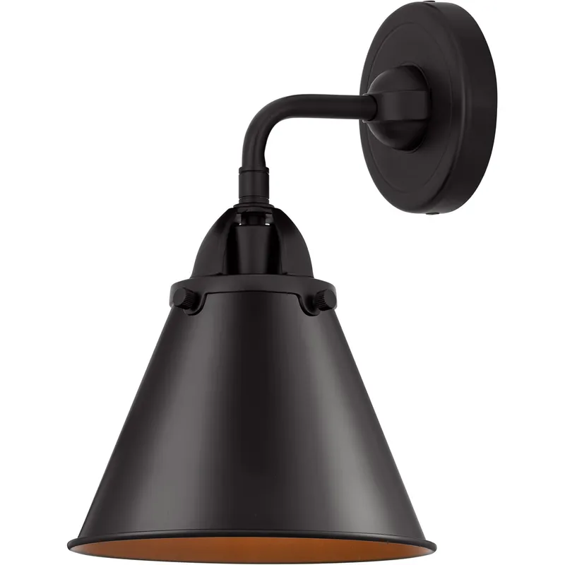 Nouveau 2 Appalachian 1 Light 8 inch Oil Rubbed Bronze Sconce Wall Light