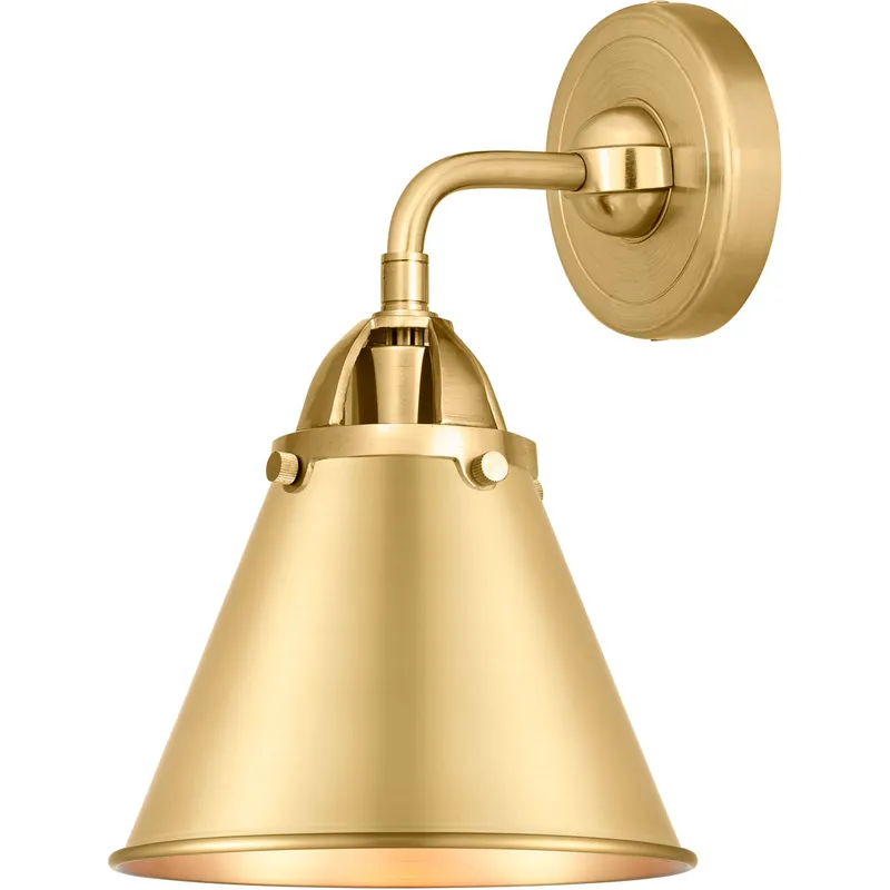 Nouveau 2 Appalachian 1 Light 8 inch Satin Gold Sconce Wall Light