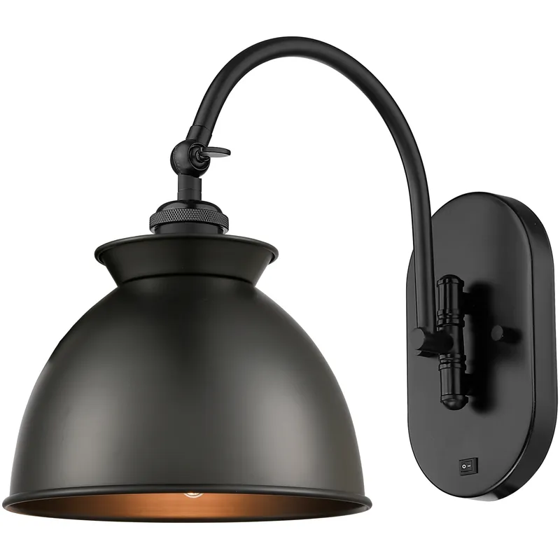 Ballston Adirondack LED 8.13 inch Matte Black Sconce Wall Light