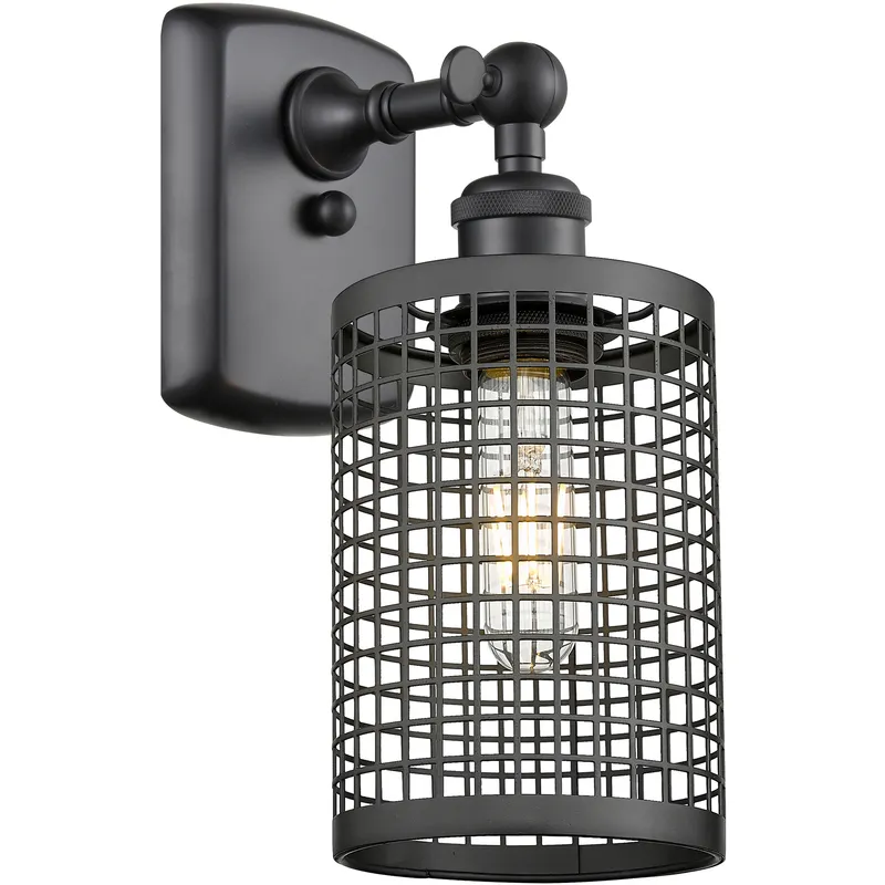 Nestbrook 1 Light 5 inch Matte Black Sconce Wall Light