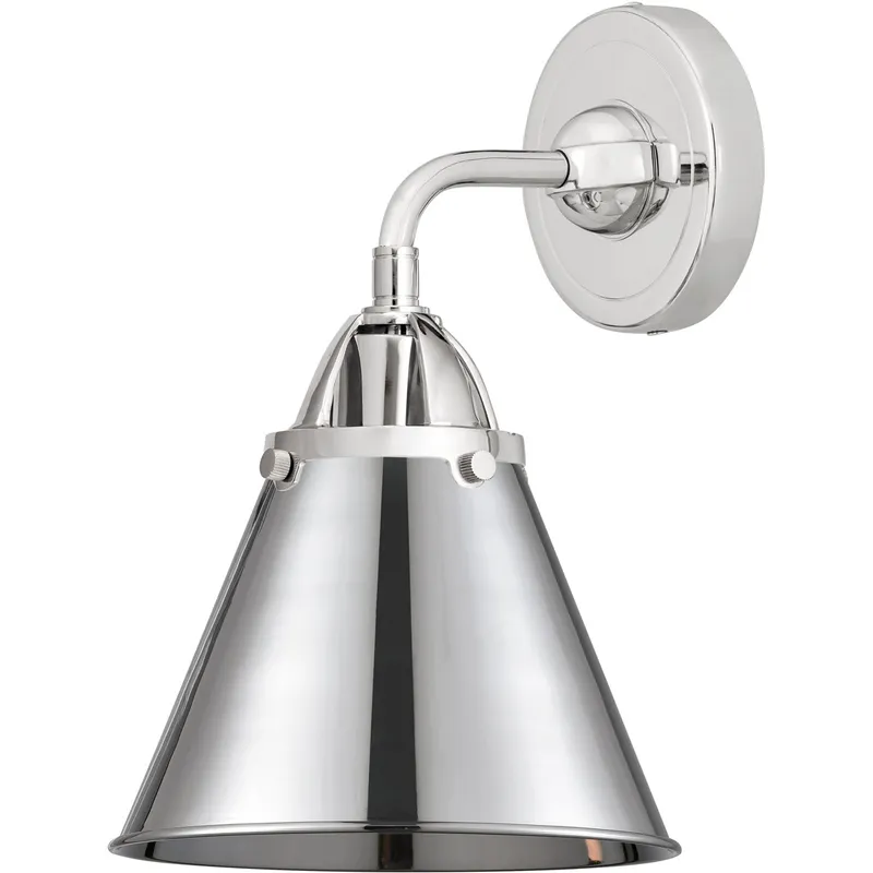 Nouveau 2 Appalachian 1 Light 8 inch Polished Chrome Sconce Wall Light