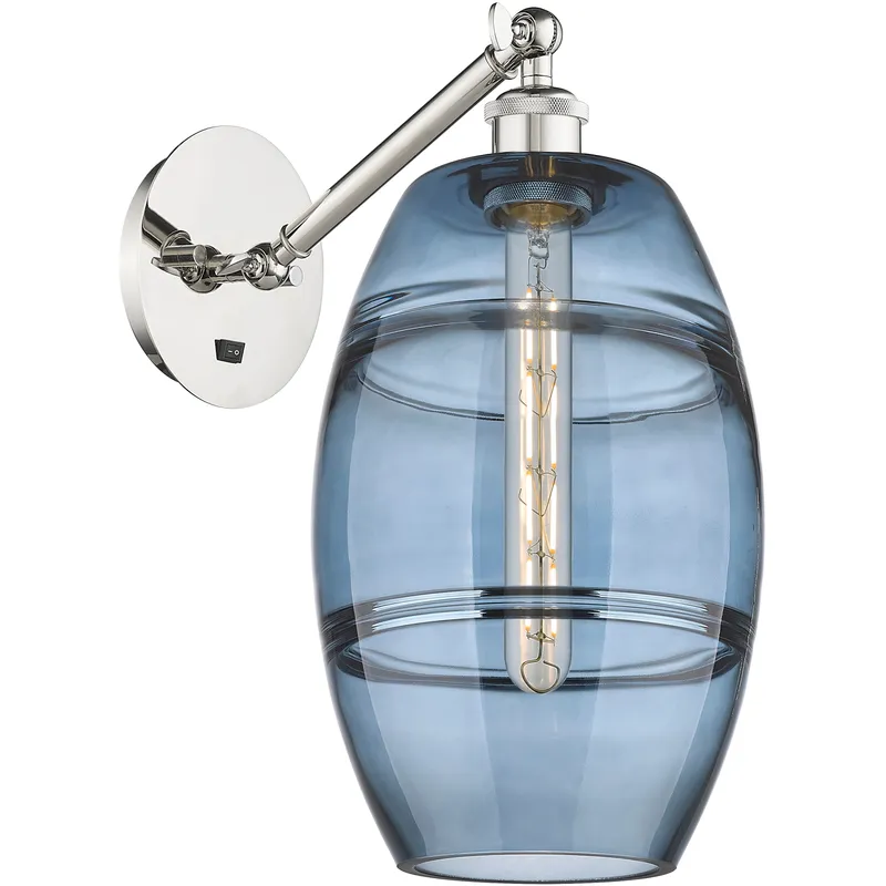 Ballston Vaz 1 Light 8 inch Polished Nickel Sconce Wall Light