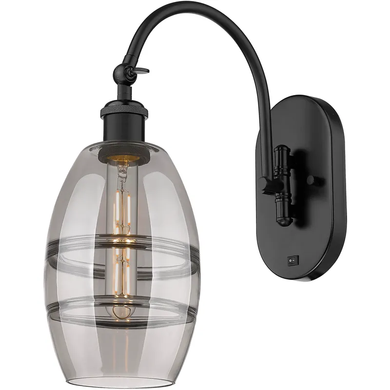 Ballston Vaz 1 Light 5.88 inch Matte Black Sconce Wall Light