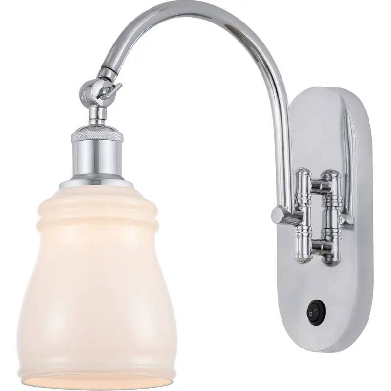 Ballston Ellery 1 Light 5 inch Polished Chrome Sconce Wall Light