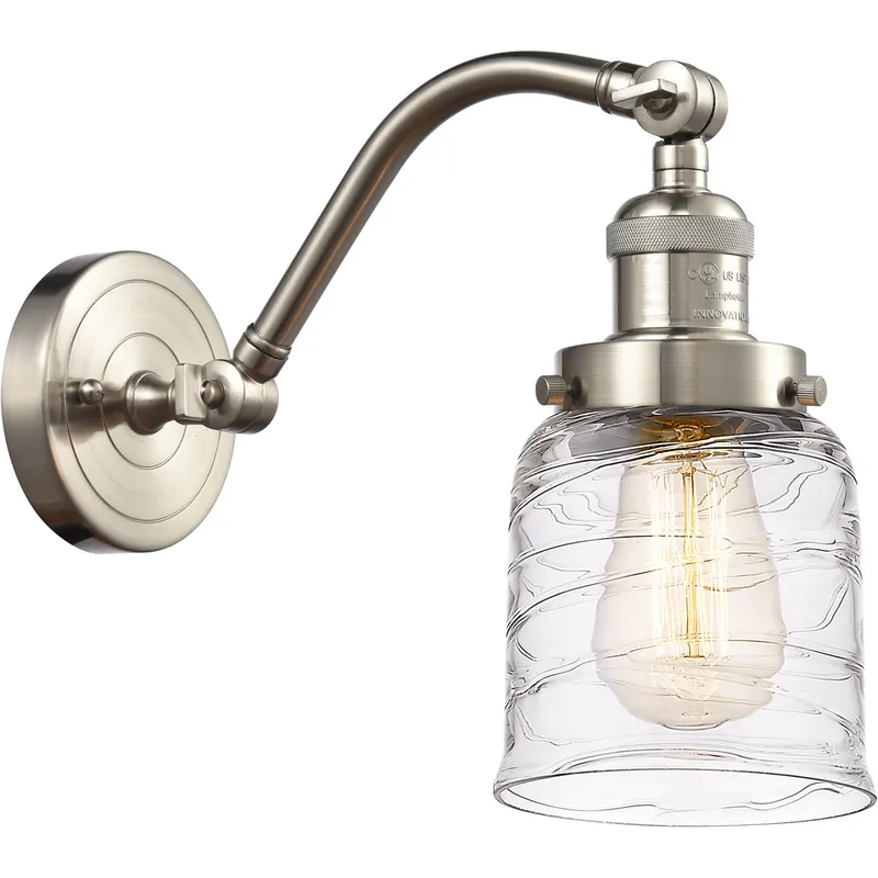Franklin Restoration Bell 1 Light 5 inch Brushed Satin Nickel Sconce Wall Light