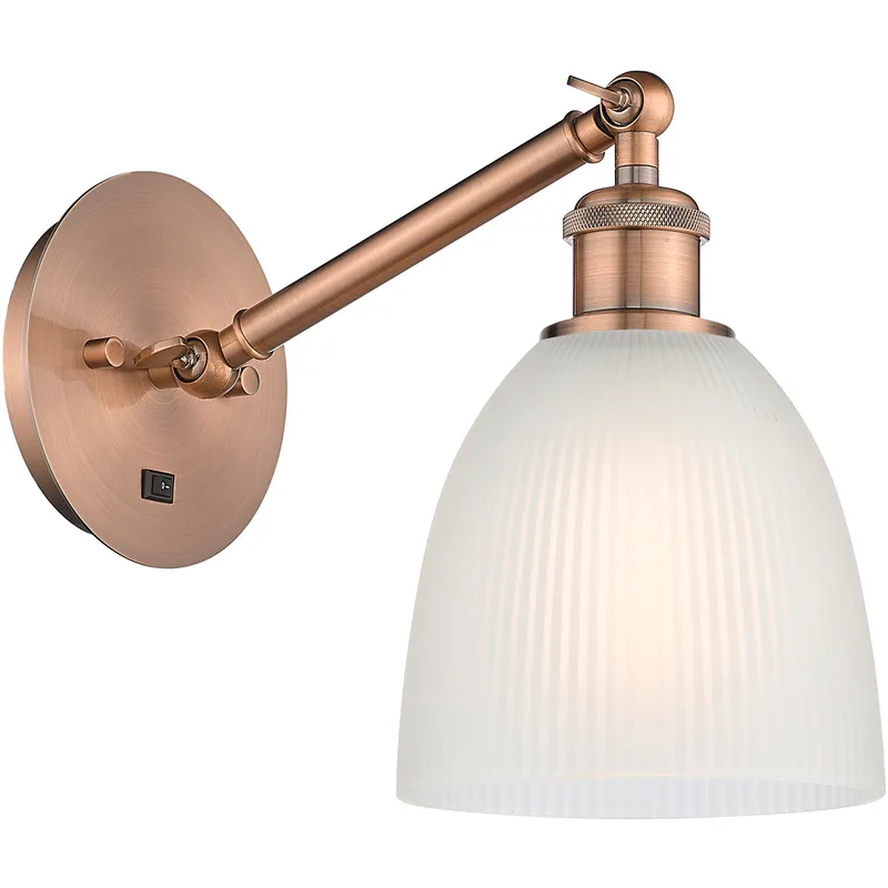 Ballston Castile LED 6 inch Antique Copper Sconce Wall Light