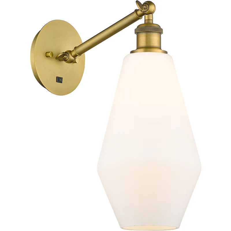 Ballston Cindyrella 1 Light 7 inch Brushed Brass Sconce Wall Light