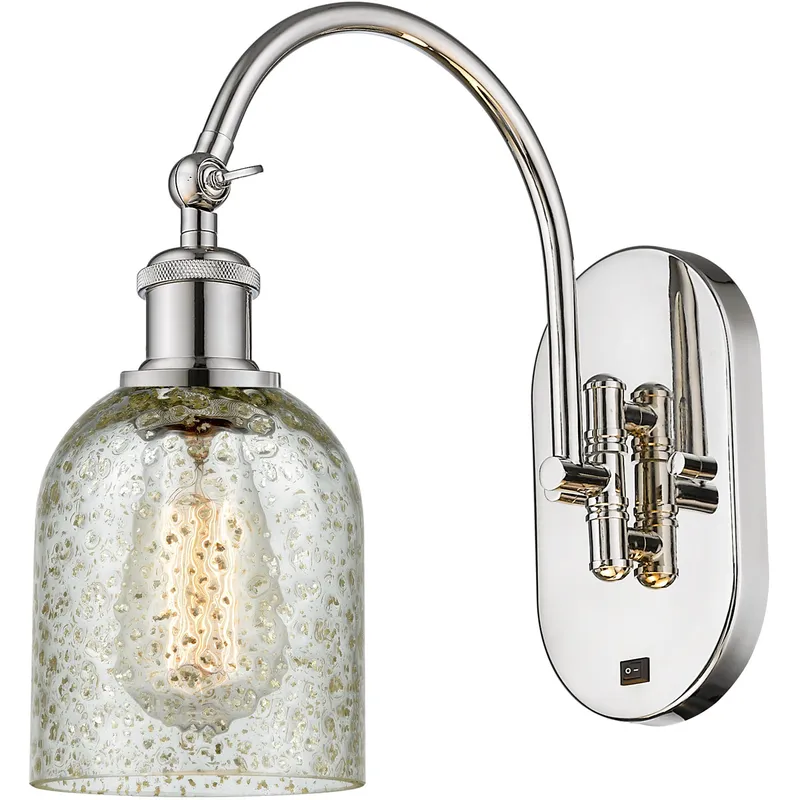 Ballston Caledonia 1 Light 5 inch Polished Nickel Sconce Wall Light
