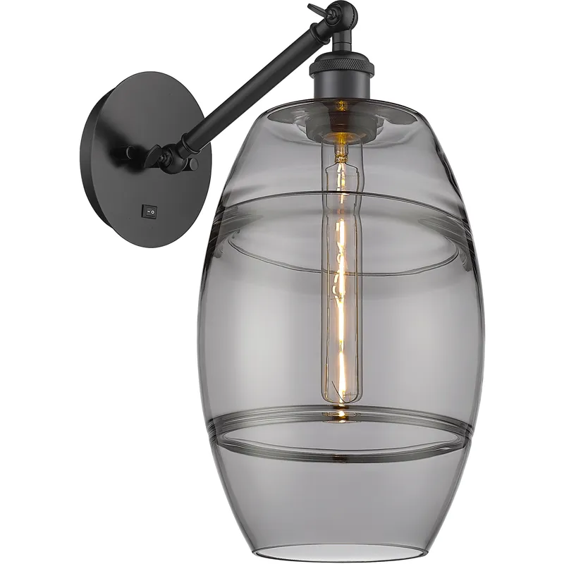 Ballston Vaz 1 Light 8 inch Matte Black Sconce Wall Light