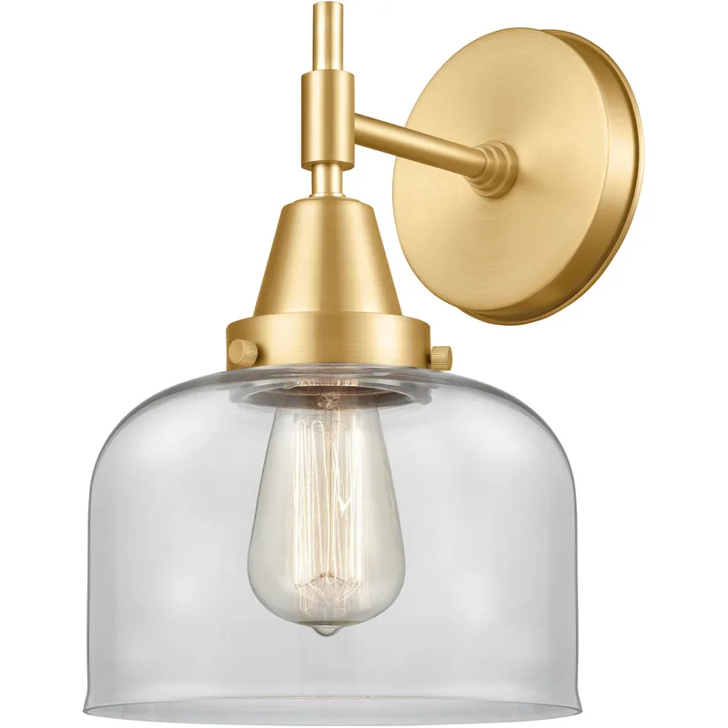 Caden LED 8 inch Satin Gold Sconce Wall Light