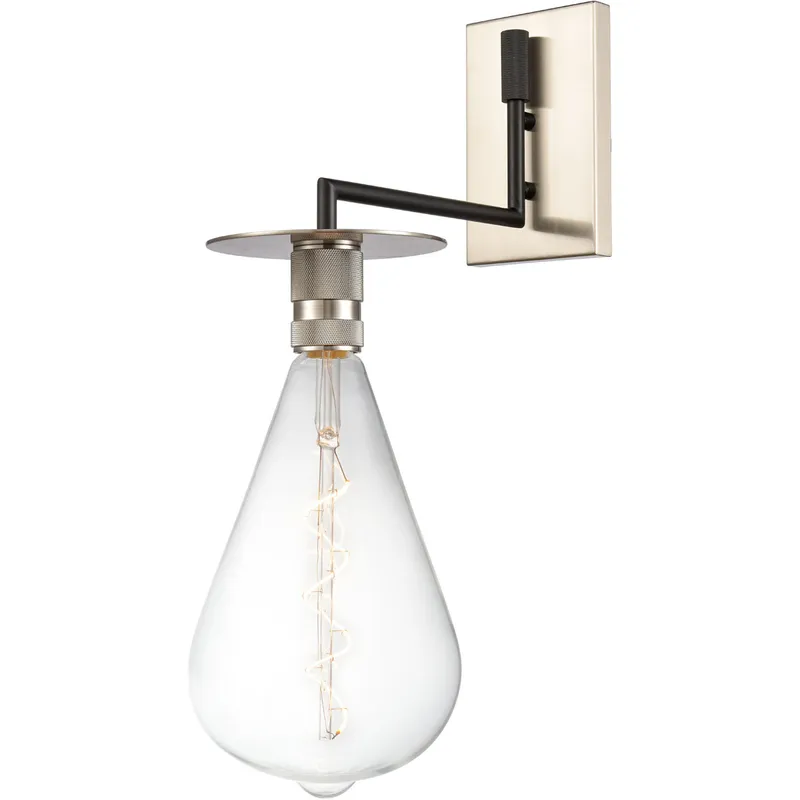 Restoration Aurora LED 6.5 inch Brushed Satin Nickel Sconce Wall Light