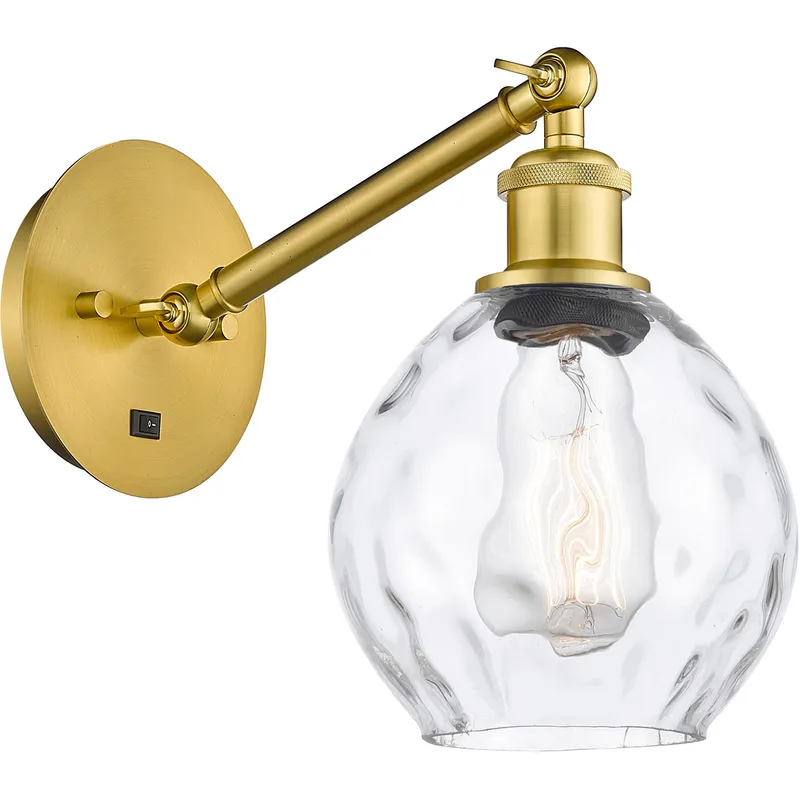 Ballston Waverly 1 Light 6 inch Satin Gold Sconce Wall Light