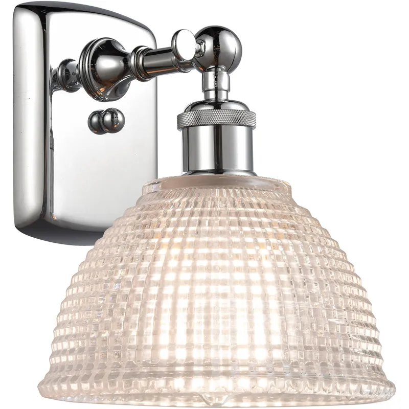 Ballston Arietta 1 Light 8 inch Polished Chrome Sconce Wall Light, Ballston