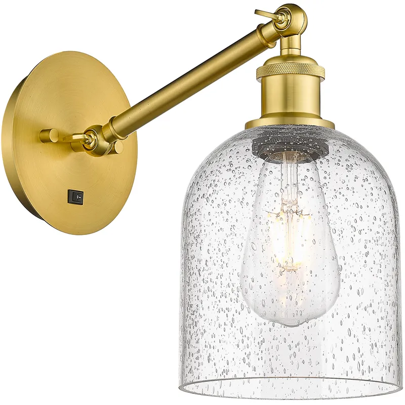 Ballston Bella 1 Light 5.5 inch Satin Gold Sconce Wall Light